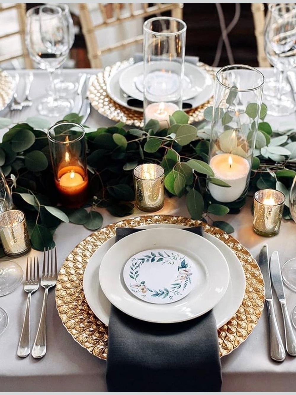 NEW Pack of 18 LENTINE Gold Speckled Mercury Glass Votive Candle Holders Wedding